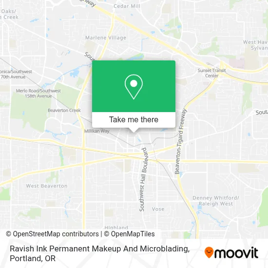 Ravish Ink Permanent Makeup And Microblading map
