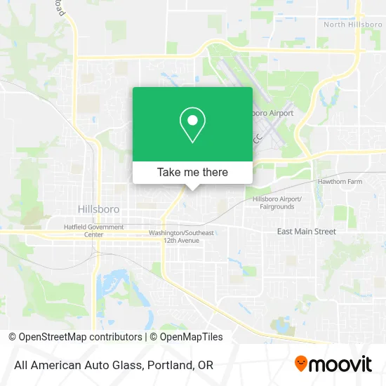 All American Auto Glass map