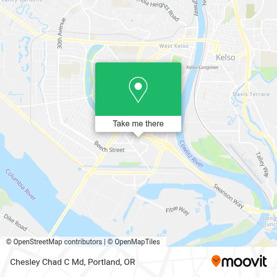 Chesley Chad C Md map