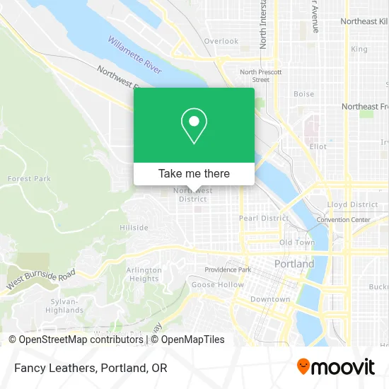 Fancy Leathers map