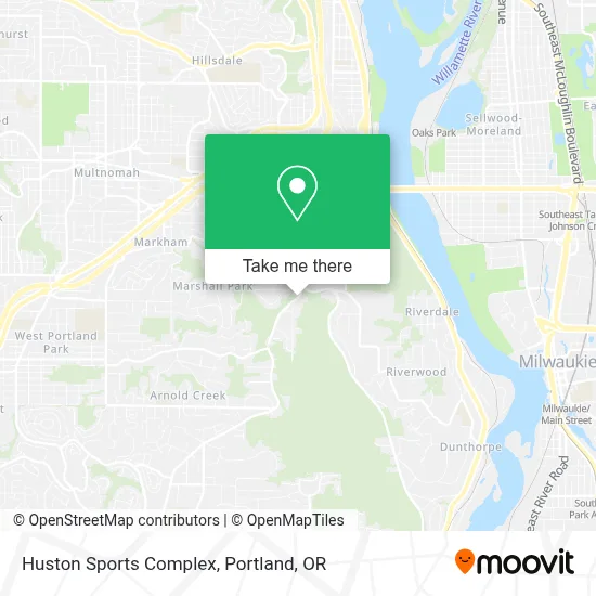 Huston Sports Complex map