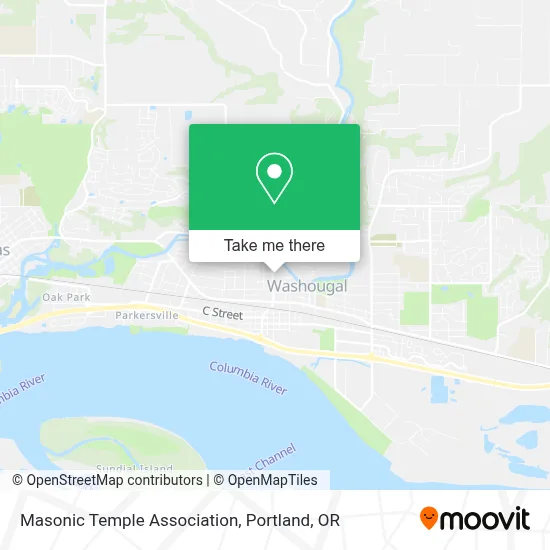 Masonic Temple Association map