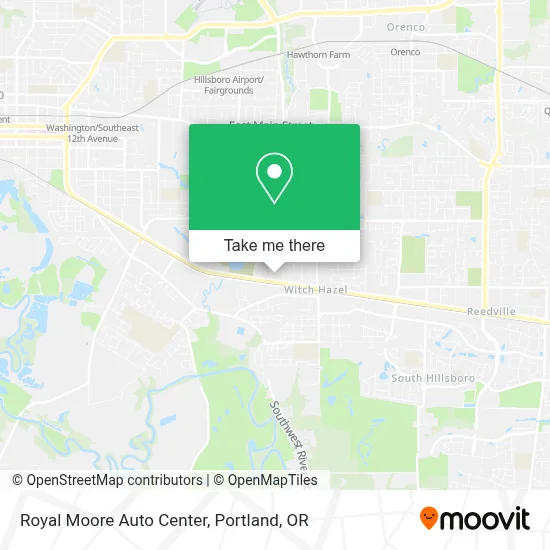 Royal Moore Auto Center map