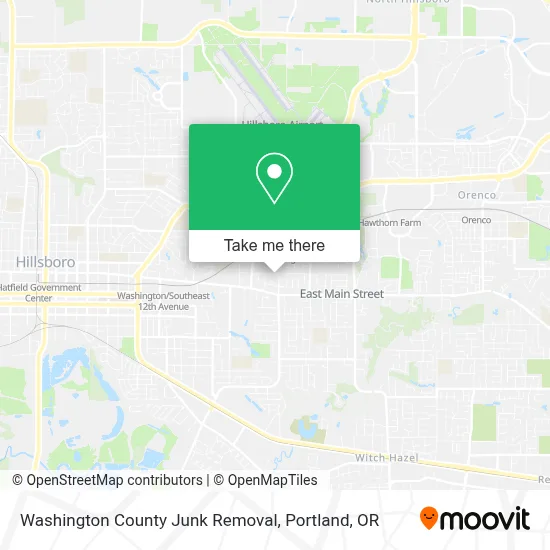 Washington County Junk Removal map