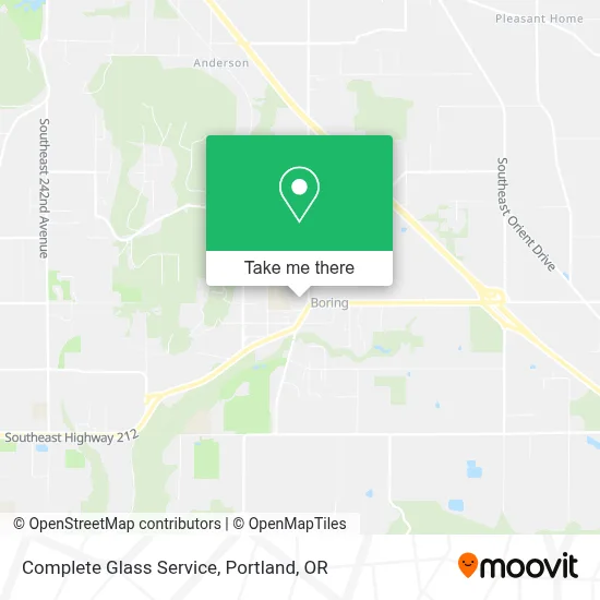 Complete Glass Service map