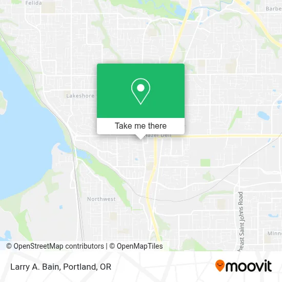 Larry A. Bain map