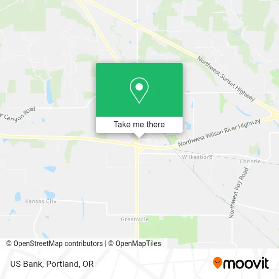 US Bank map