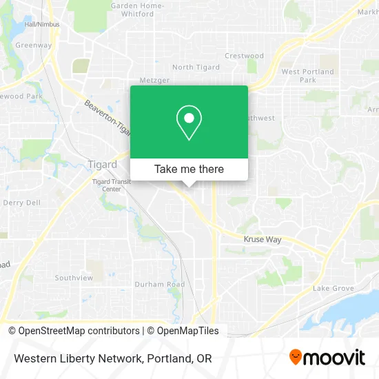 Western Liberty Network map