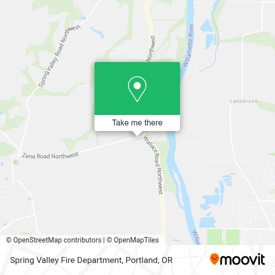 Spring Valley Fire Department map