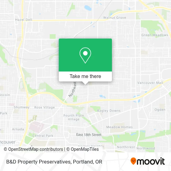 B&D Property Preservatives map