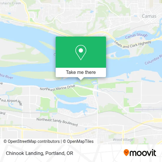 Chinook Landing map
