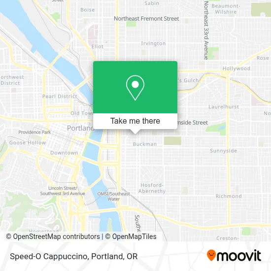 Speed-O Cappuccino map