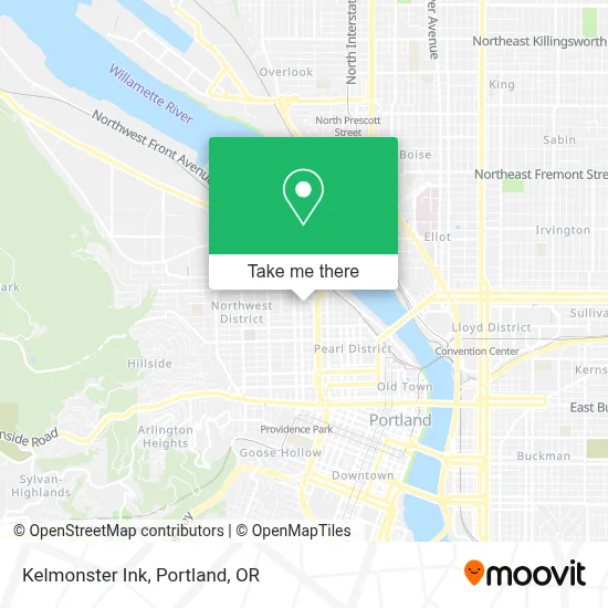 Kelmonster Ink map