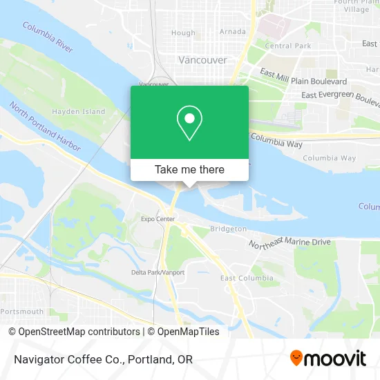 Navigator Coffee Co. map