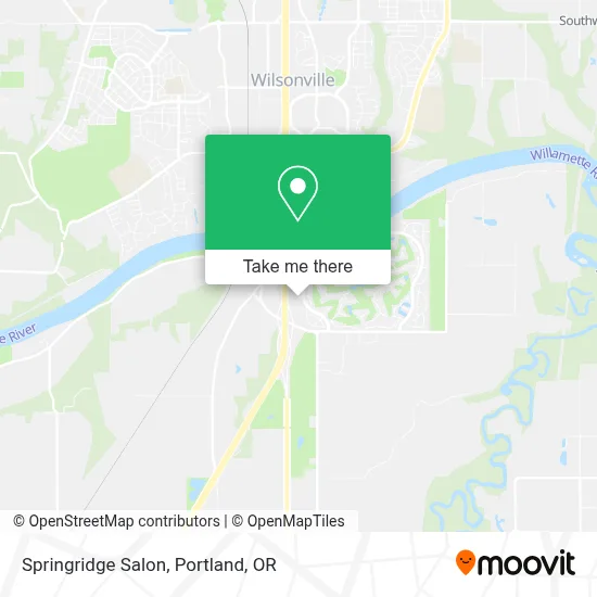 Springridge Salon map