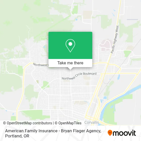 American Family Insurance - Bryan Flager Agency map