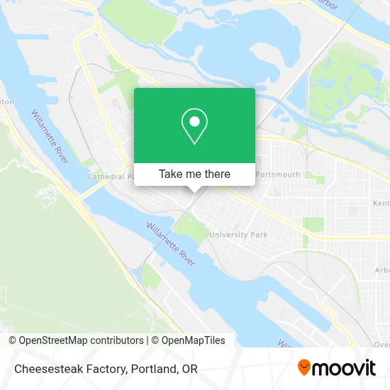 Cheesesteak Factory map