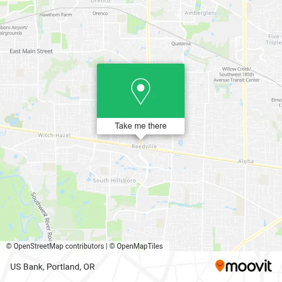 US Bank map
