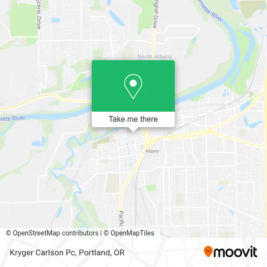 Kryger Carlson Pc map
