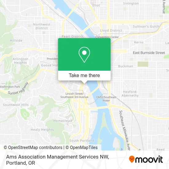 Ams Association Management Services NW map