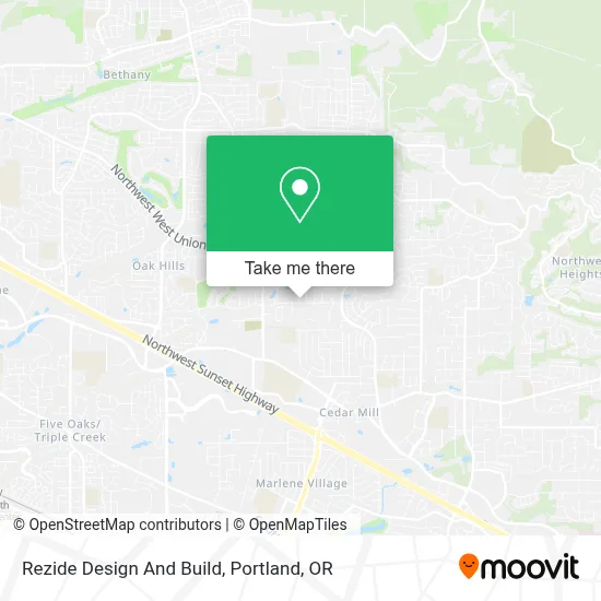 Rezide Design And Build map