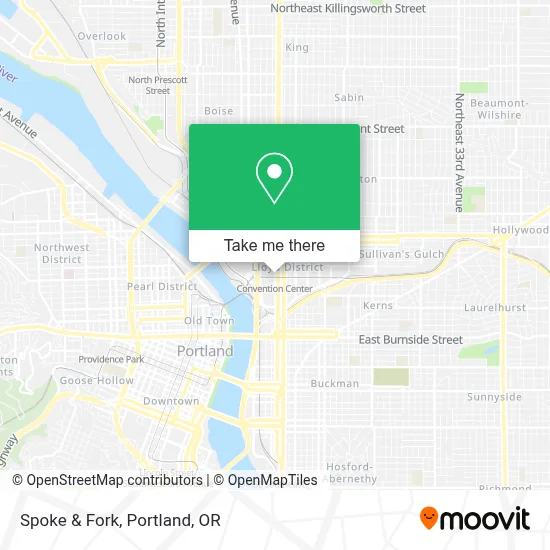 Spoke & Fork map