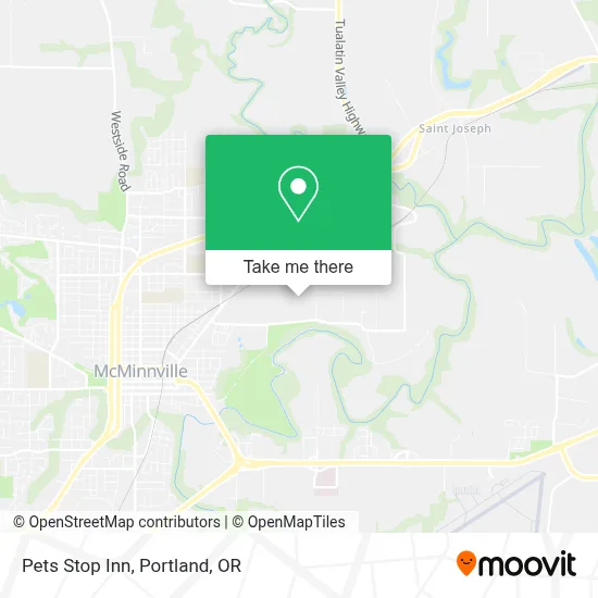 Pets Stop Inn map