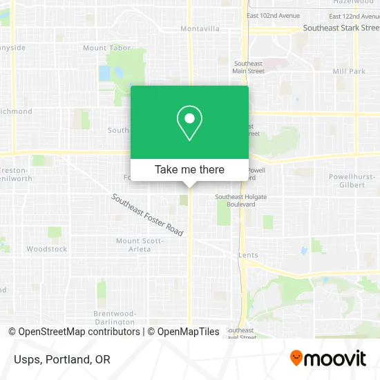 Usps map