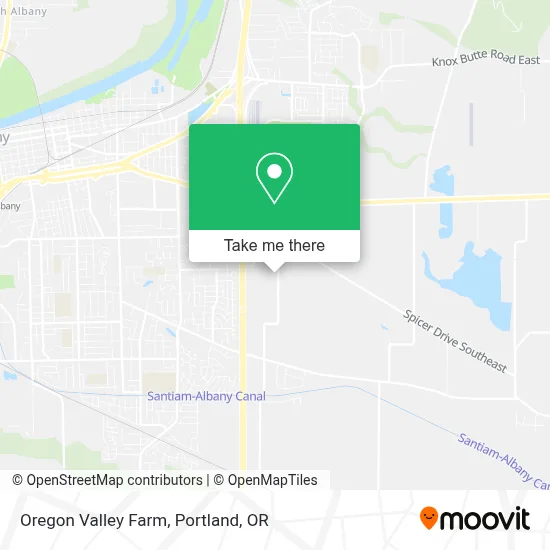 Oregon Valley Farm map