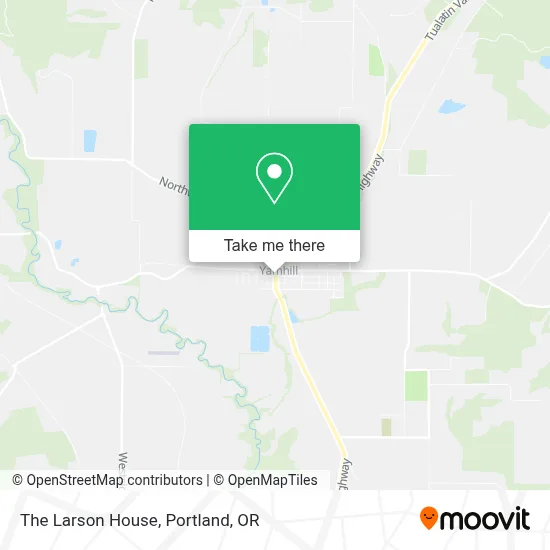 The Larson House map