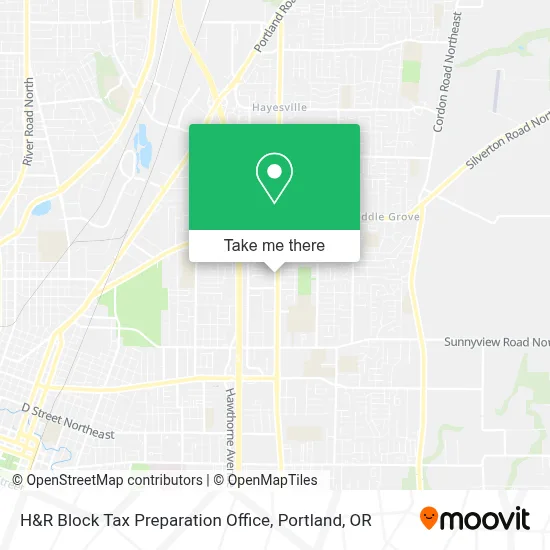 H&R Block Tax Preparation Office map