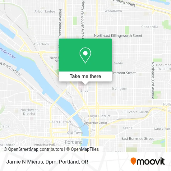 Jamie N Mieras, Dpm map