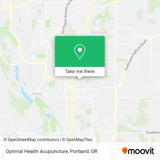 Optimal Health Acupuncture map