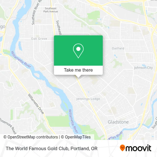 The World Famous Gold Club map