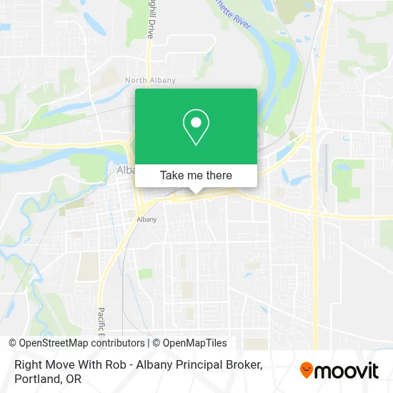 Right Move With Rob - Albany Principal Broker map