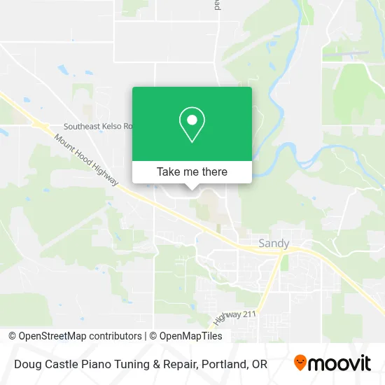 Doug Castle Piano Tuning & Repair map
