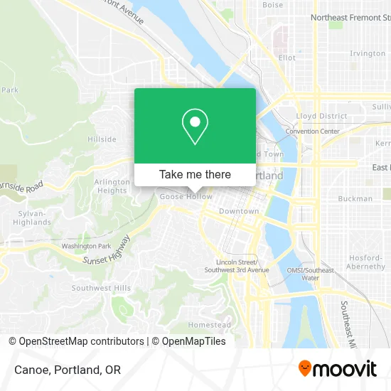 Canoe map