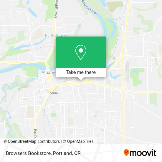 Browsers Bookstore map