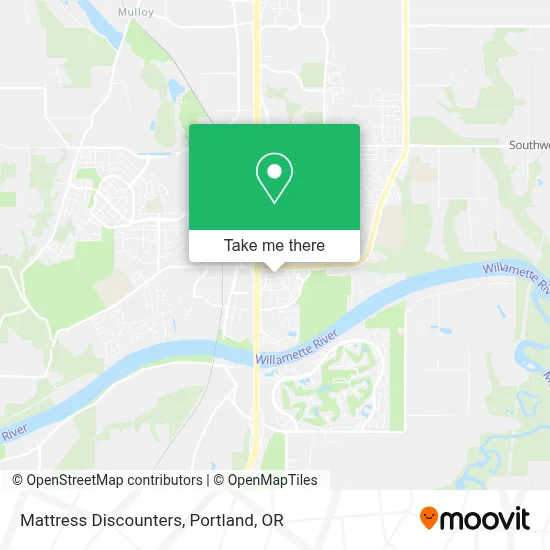 Mattress Discounters map