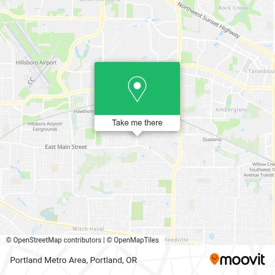 Portland Metro Area map