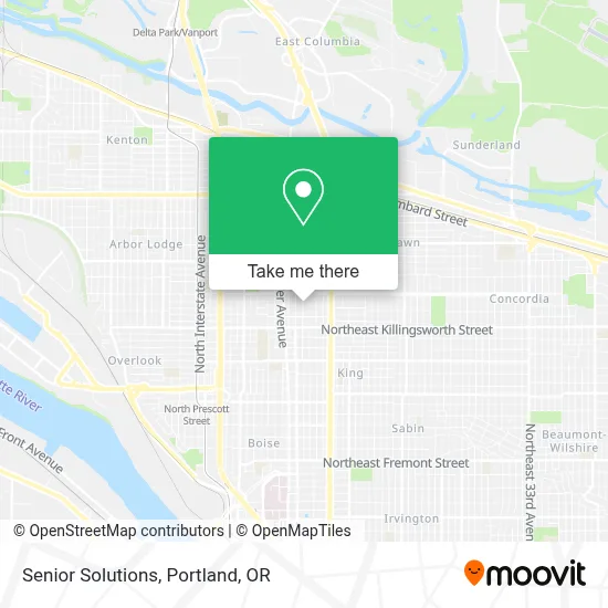 Senior Solutions map