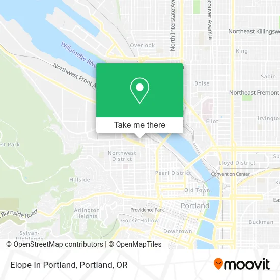 Elope In Portland map