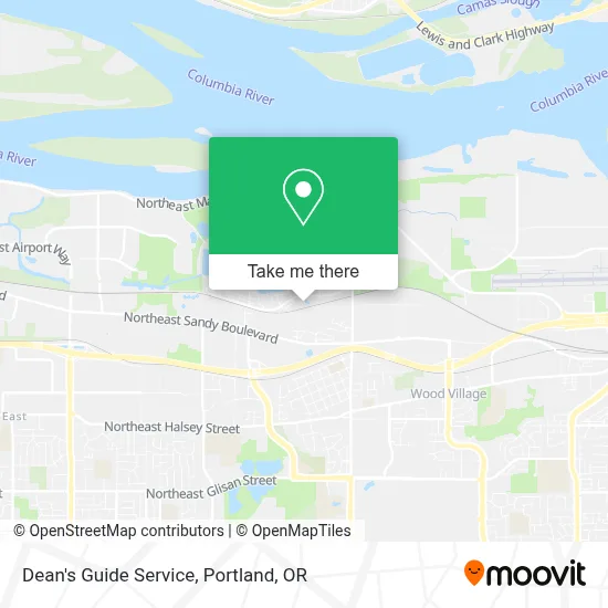 Dean's Guide Service map
