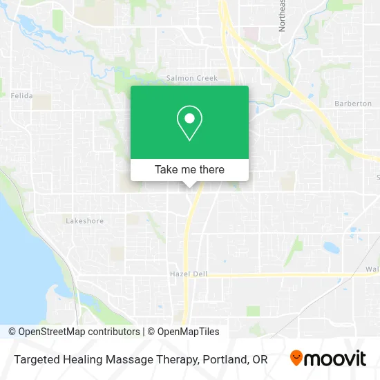 Targeted Healing Massage Therapy map