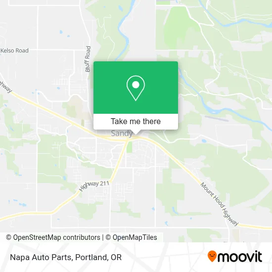 Napa Auto Parts map