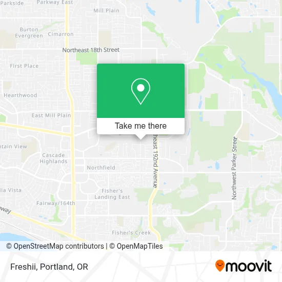 Freshii map