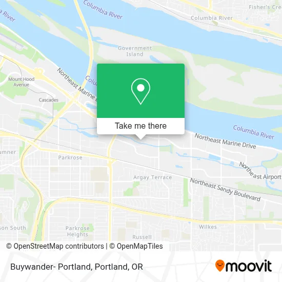 Buywander- Portland map
