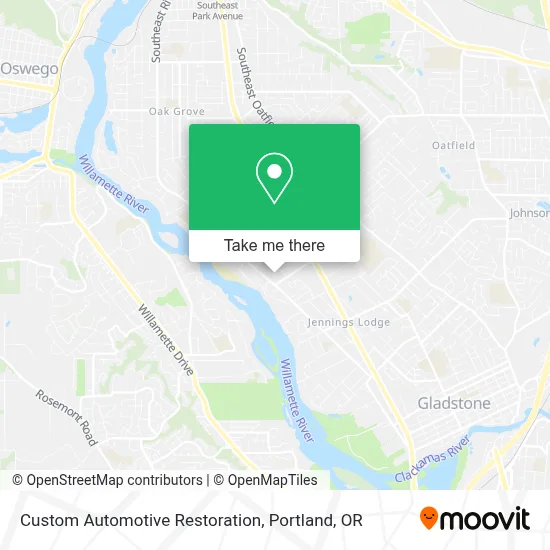 Custom Automotive Restoration map