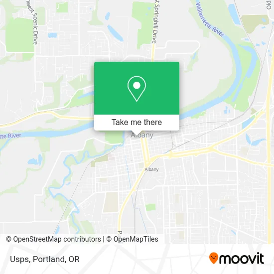 Usps map