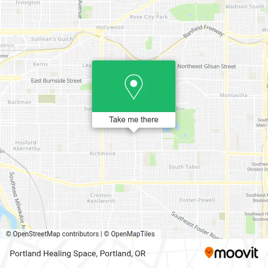 Portland Healing Space map